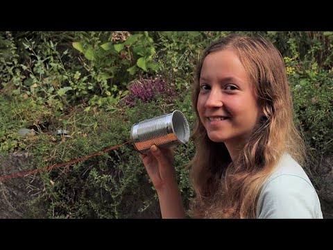 Forsche mit uns! Dosentelefon