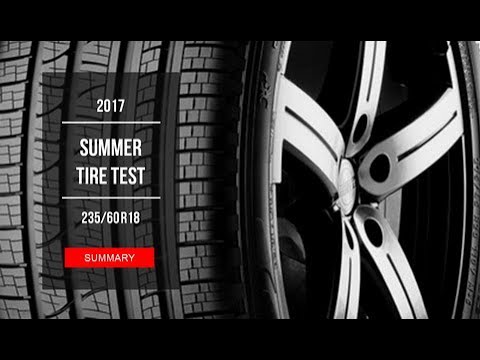 2017 SUV SUMMER TIRE TEST RESULTS - 235/60 R18