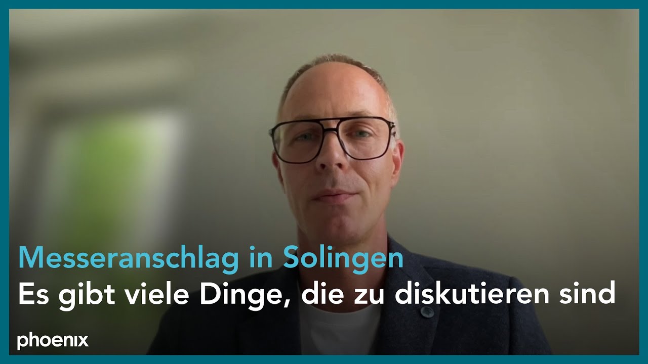 Sebastian Fiedler zum Messerangriff in Solingen | 26.08.2024