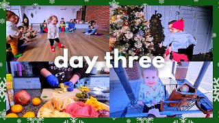 VLOGMAS DEC 3 | very busy day, music class, aldi groceries, charcuterie, parties + more
