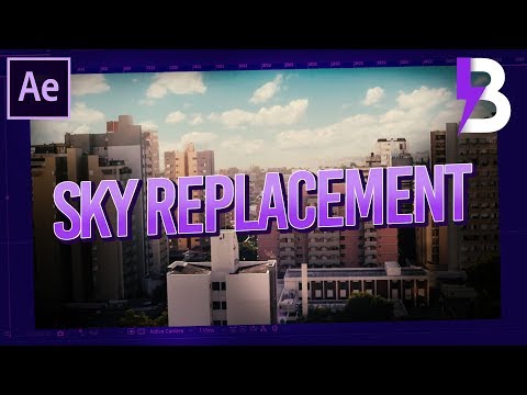 Como Mudar o Céu do seu Vídeo no AFTER EFFECTS -  Tutorial SKY REPLACEMENT