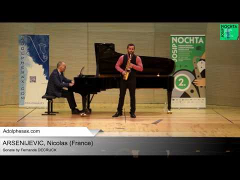 Sonate by Fernande DECRUCK - Nicolas ARSENIJEVIC (France)