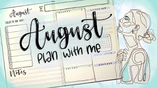 August Bullet Journal Spread 2020