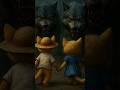 Orange Cat Saves His Little Sister From A Wolf Attack Cat Shortsfeed Catlovers