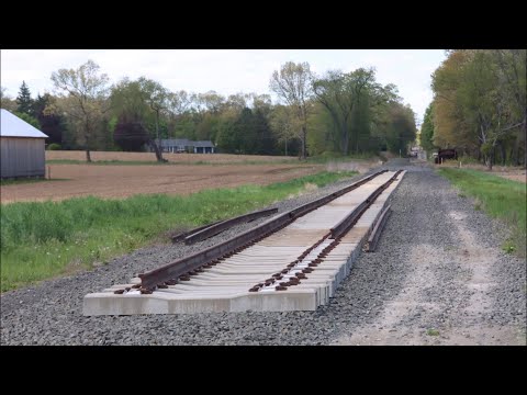 Abandoned railroad line being restored - CNZR Armory Branch - May 2023 Update