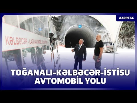 Toğanalı-Kəlbəcər-İstisu avtomobil yolunda inşa edilmiş tunellərlə tanışlıq