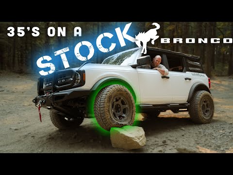 How to Fit 35's on a Stock 6th gen Ford Bronco!