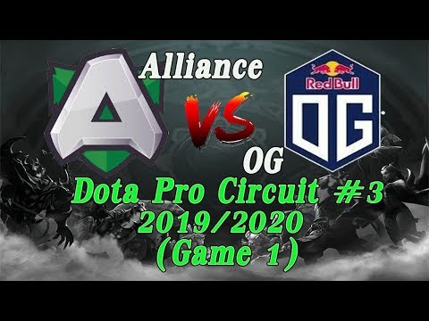 Alliance VS OG Dota 2 Pro Circuit (DPC) 2019/2020 Qualifier #3 (Game 1) Gameplay