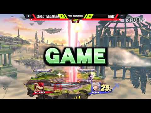 September '17 Ranbat - Defective Dagger (Bowser) vs Ignis (Robin) - Pools