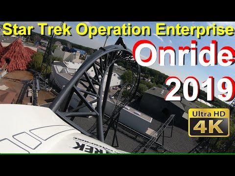 Star Trek: Operation Enterprise ONRIDE (4K POV) Movie Park Germany 2019 (Official Onride) Front Row