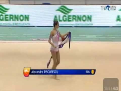 Alexandra Piscupescu Ribbon Final 2013 Bucharest World Cup