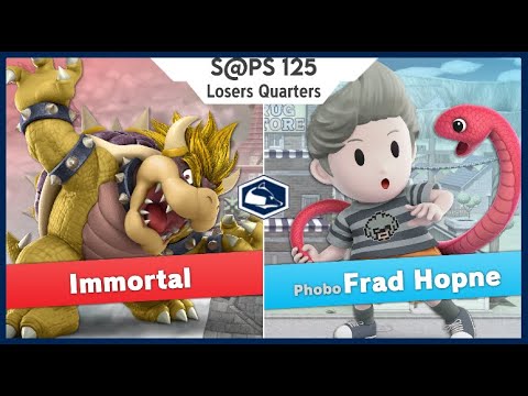 S@PS 125 Ultimate Singles - Immortal(Bowser) vs Phobo | Frad Hopne(Lucas) Losers Quarters