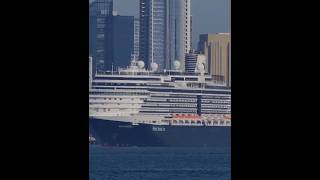 MV Niew Amsterdam leaving San Diego #cruiseship #hollandamericaline #sandiego #travel