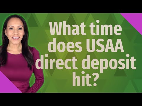 Usaa Deposit Time