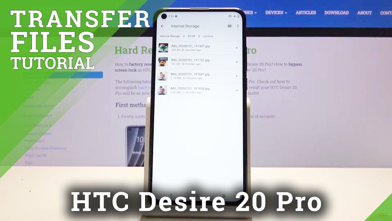 How to Transfer Files in HTC Desire 20 Pro – Move Data to SD Card