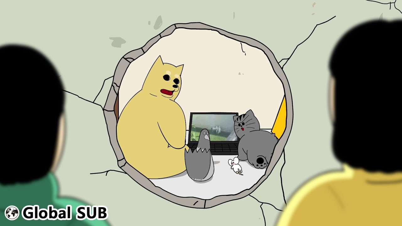 [짐승친구들] 엿보기 구멍