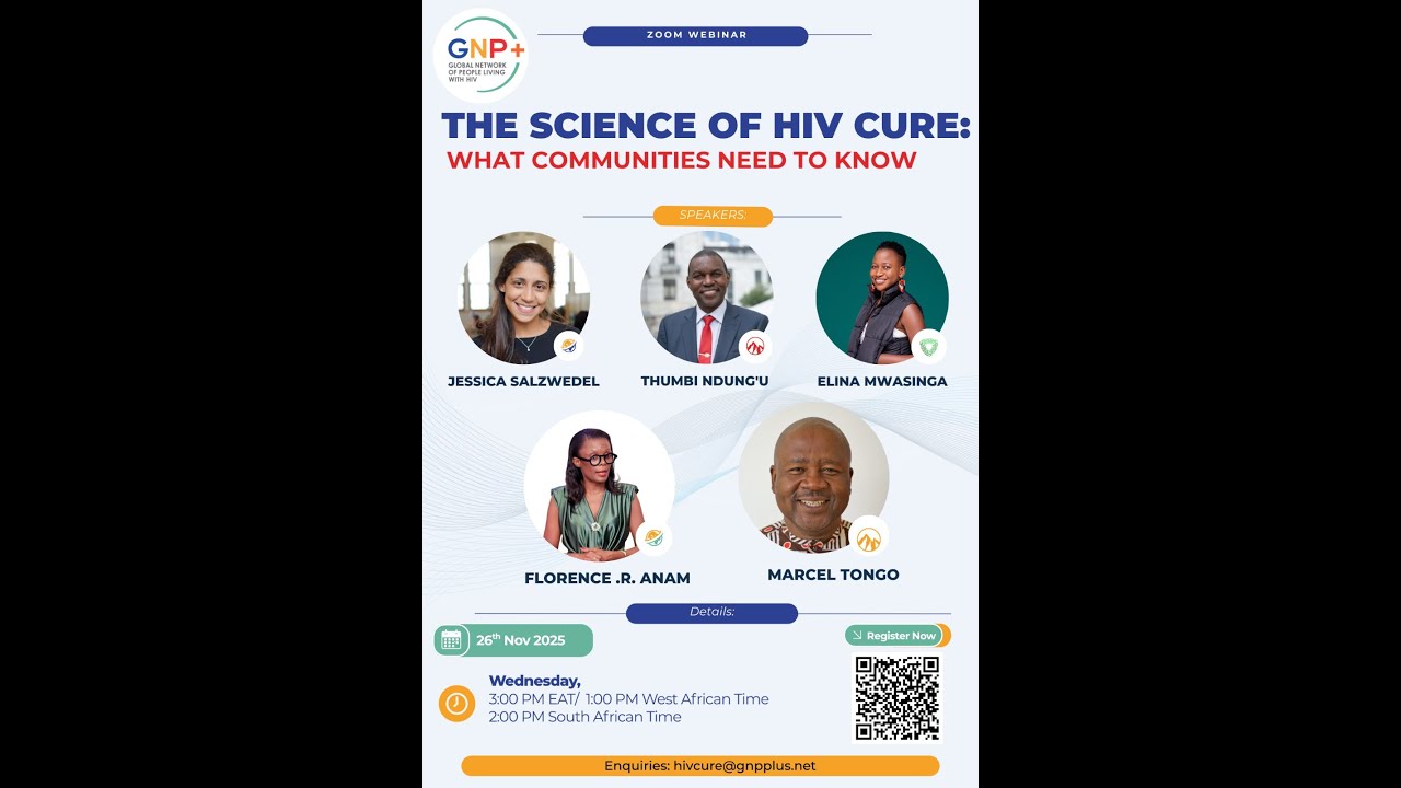 HIV Cure Webinar: The Science of HIV Cure-What Communities Need to Know