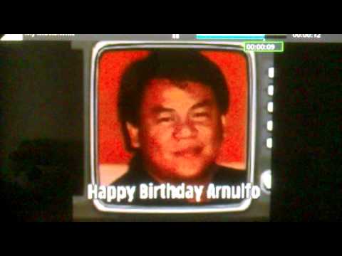 Happy Birthday Arnulfo:)