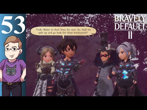 Let's Play Bravely Default 2 (Blind) Part 53 - Honeycap Mushrooms, Miasma Woods, and Orc King