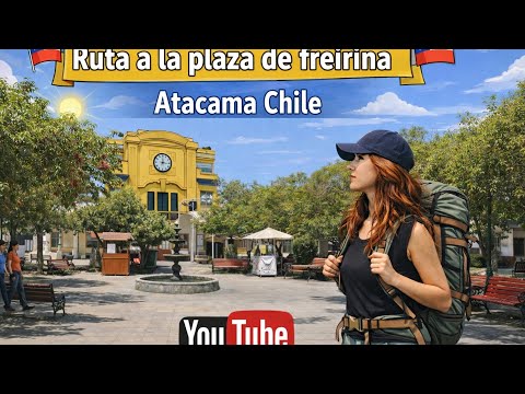 Ruta a la plaza de Freirina Atacama Chile