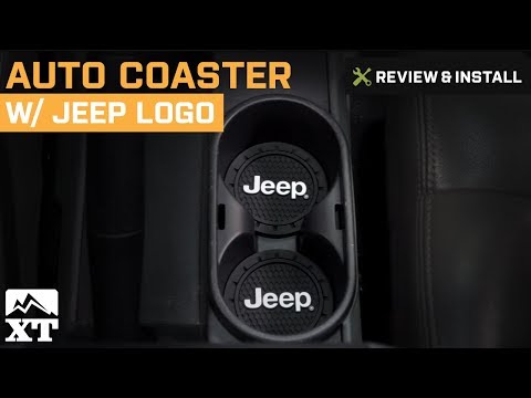 Jeep Wrangler Auto Coaster - Jeep Logo (1987-2016 YJ, TJ & JK) Review & Install