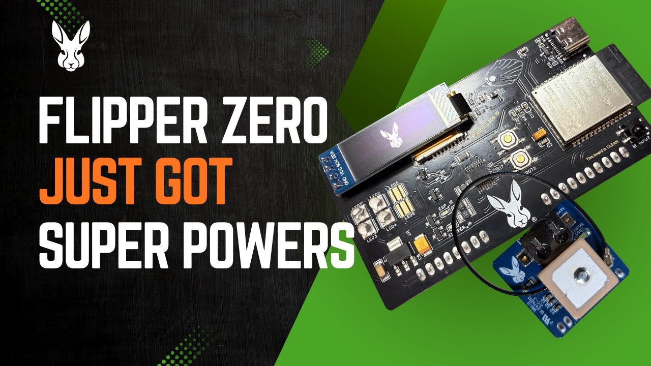 The Ultimate Flipper Zero Upgrade: Rabbit Labs Poltergeist and the Dr Where GPS Module!