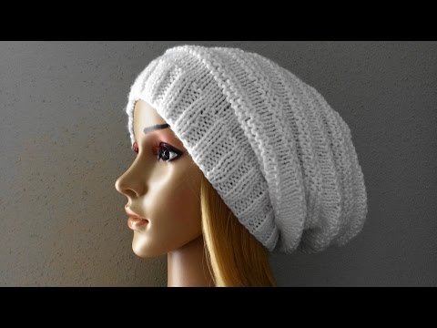 Wie man eine lässige Mütze strickt, Lilus Handmade Corner Video # 29