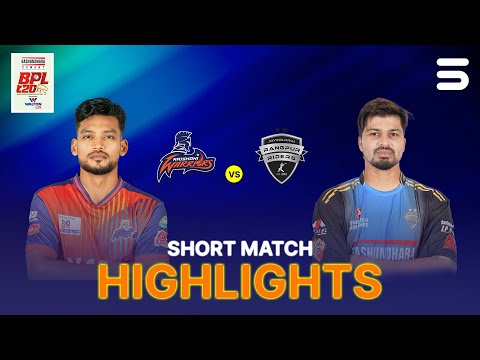 Short Highlights | Rajshahi Warriors vs Rangpur Riders | Match 21 | BPL 2025-26 | M3Z1K
