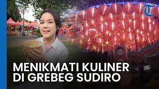 Menikmati Kuliner di Momen Grebeg Sudiro Jelang Imlek di Balai Kota Solo Ditemani Lampion Cantik