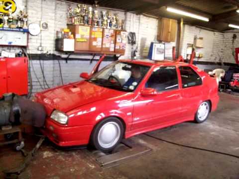 renault 19 16v rolling road day