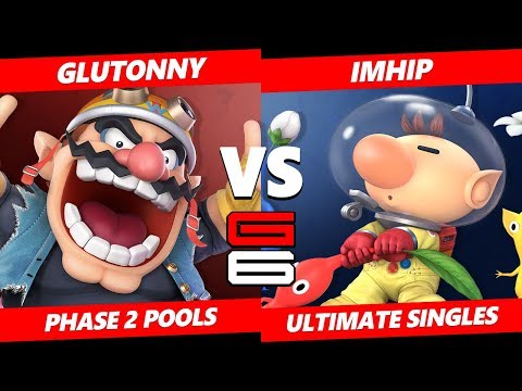 Genesis 6 SSBU - Slry Almakashi | Glutonny (Wario) VS ImHip (Olimar) Smash Ultimate R2 Pools