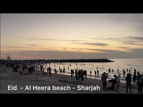 Eid Mubarak | Holiday | Crowd | Beach | Al Heera Beach | Sharjah