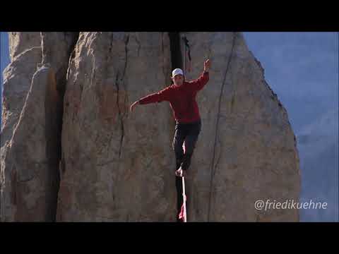 Free Solo Highline at the Eichhorn Pinnacle in Yosemite