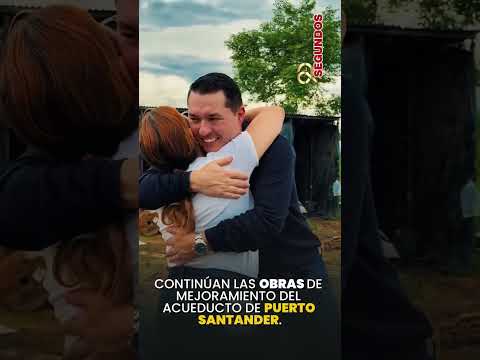 Continúan las obras de mejoramiento del acueducto de Puerto Santander.