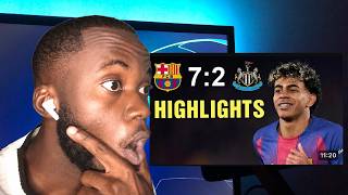 BARCELONA CILINDRA O NEWCASTLE E JÁ TEMOS OS CONFRONTOS DAS QUARTAS