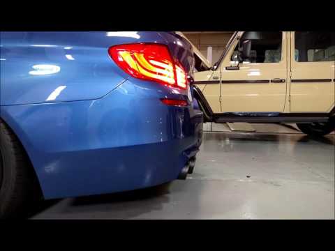 BMW F10 M5 Akrapovic × innotech downpipe