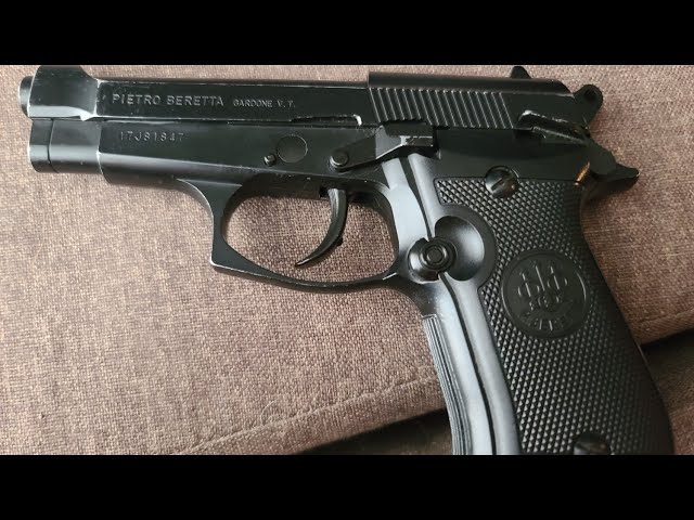 Vídeo relacionado con BERETTA M84FS Pistola 4,5MM Full Metal Blow Back CO2 E 2J