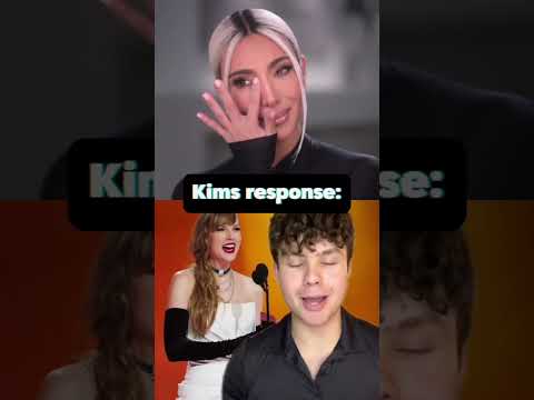 Kim Kardashians response to Taylor Swifts “thanK you aIMee”