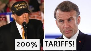 Trump THREATENS 200% Tariffs on France – Macron Must Join "Board of Peace" or Pay!