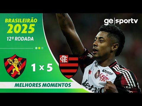 Gols e lances de Sport x Flamengo