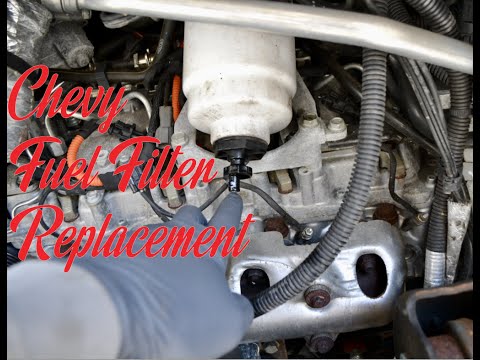 2012 Chevy 3500HD Fuel Filter Replacement