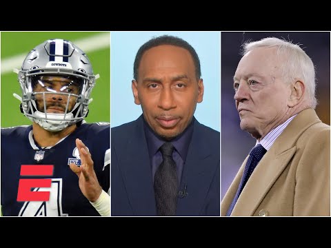 史蒂芬 A. 對傑瑞瓊斯簽下達克·普雷斯科特的速度感到「厭惡」！| KJZ (Stephen A. is 'disgusted' about how long Jerry Jones took to sign Dak Prescott | KJZ)