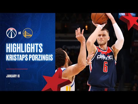 Highlights: Kristaps Porzingis puts up 32 points vs Golden State Warriors - 1/16/23