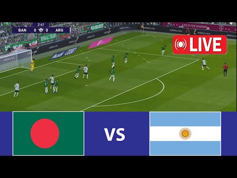 🔴LIVE: Bangladesch gegen Argentinien | Fußballspiel Bangladesch gegen Argentinien 2025 | PES 21 S...
