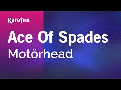 Ace of Spades - Motörhead | Karaoke Version | KaraFun
