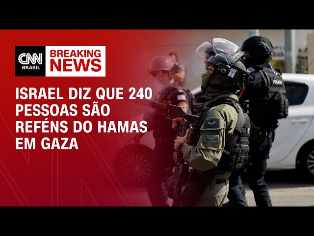 Israel diz que 240 pessoas são reféns do Hamas em Gaza | CNN NOVO DIA