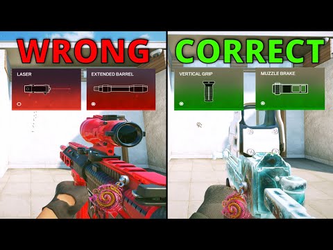 BEST ATTACHMENTS For Every Gun in Rainbow Six Siege X