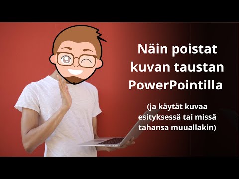 Näin poistat kuvan taustan PowerPointilla
