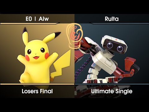 Salamender's Cup #1 Losers Final - E0 | Alw (Pikachu) Vs. Rulta (R.O.B.) SSBU Ultimate Tournament