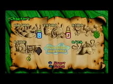 Spongebob Squarepants SuperSponge Walkthrough Part 1 Bikini Bottom